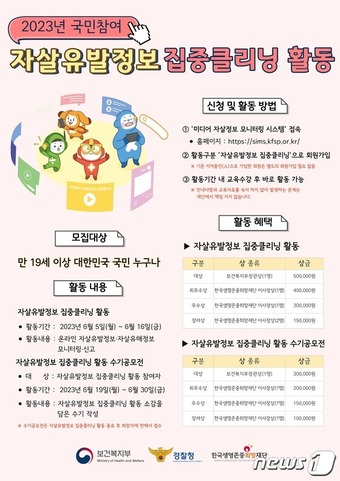 관련 포스터(보건복지부 제공)
