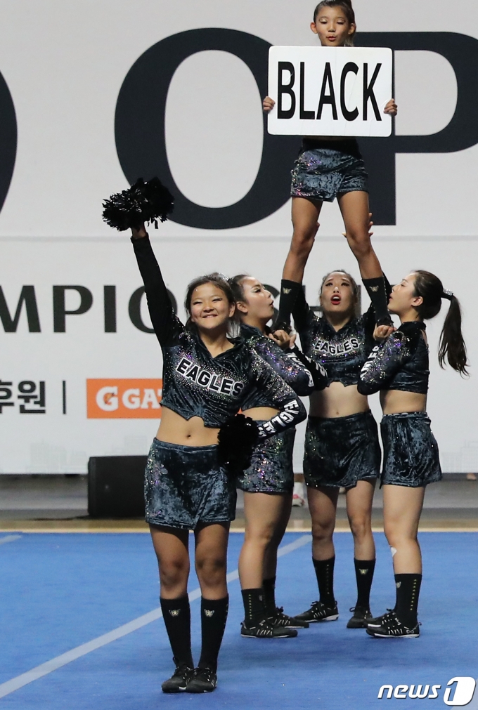 [사진] '추신수 딸' 추소희, 코리아 오픈 치어리딩 대회 참가