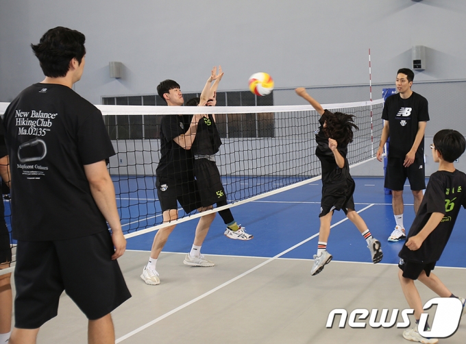 [사진] '블로킹은 이렇게'