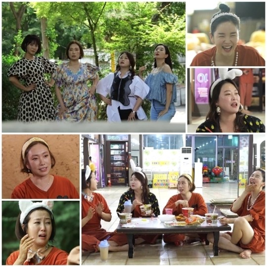 방송인 정경미가 코미디언 부부가 이혼 안 하는 이유를 밝혀 웃음을 자아냈다. /사진='신랑수업' 제공