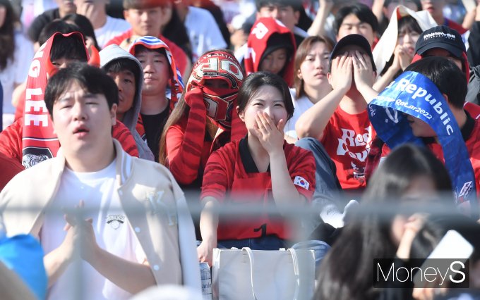 '아쉬운 역전골'/사진=장동규 기자