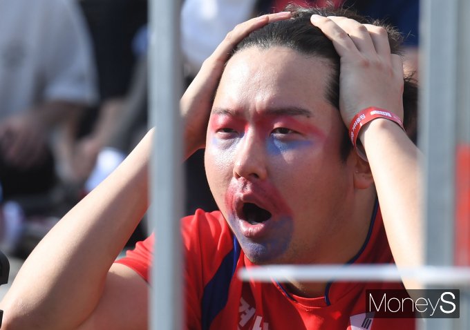 '입이 쩍 아쉬운 패배'/사진=장동규 기자