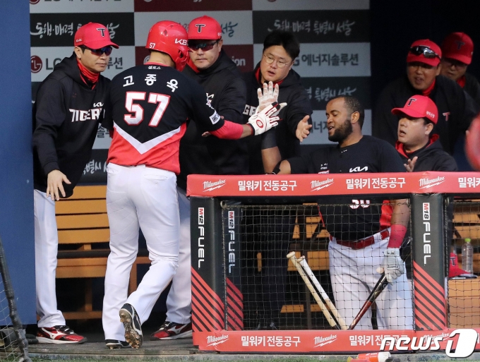 KIA 타이거즈 선수단. 2023.4.28/뉴스1 ⓒ News1 박세연 기자