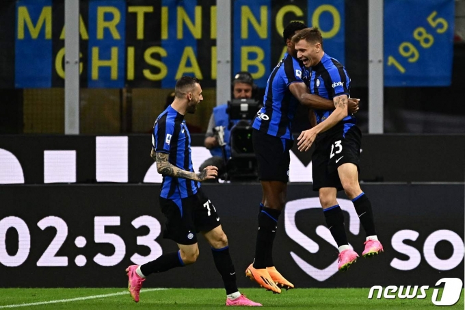 13년 만에 유럽 정상을 노리는 인터 밀란. ⓒ AFP=뉴스1