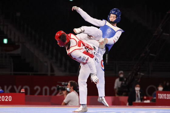 한국 여자 태권도의 유망주로 꼽히는 김유진(23?울산광역시체육회)이 9일(현지시간) 이탈리아 로마의 포로 이탈리코에서 개최된 '2023 세계태권도연맹(WT) 월드 태권도 그랑프리 1차 대회' 여자 57㎏급에서 동메달을 획득했다. 사진은 본문 내용과 관련 없음./사진=뉴스1
