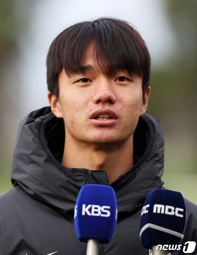 [사진] U20 박창우 '이스라엘전 앞두고'