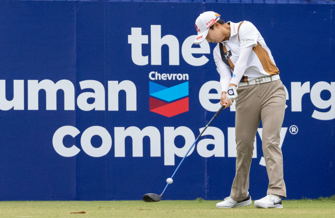 김효주가 LPGA 투어 숍라이트 클래식 2라운드에서 단독 2위에 자리했다. 사진은 김효주의 지난 4월 메이저대회 셰브론 챔피언십 경기 모습. /사진= 로이터