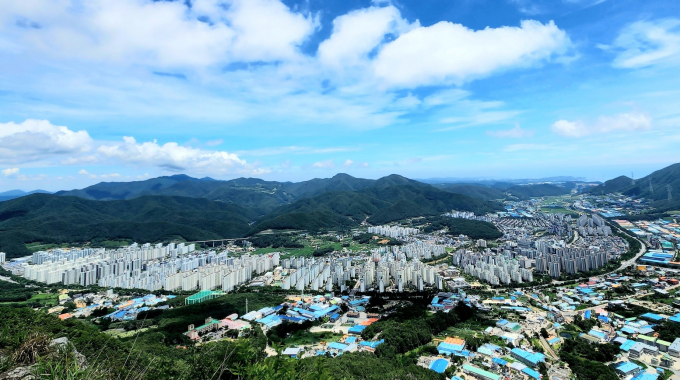 기장군 정관신도시 전경/사진=김동기 기자