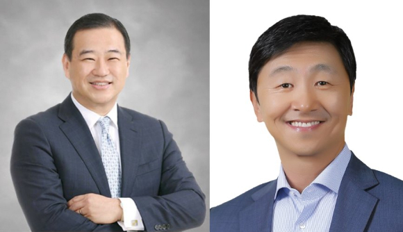 롯데는 최근 외부인사를 주요 보직에 앉혔다. 사진은 김상현 롯데 유통군HQ 총괄대표(왼쪽)와 이창엽 롯데웰푸드 대표. /사진=롯데지주