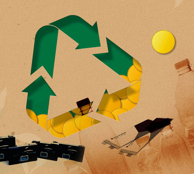 정부 지원 등을 토대로 폐배터리 산업이 확대될 전망이다. / 그래픽=김은옥 기자