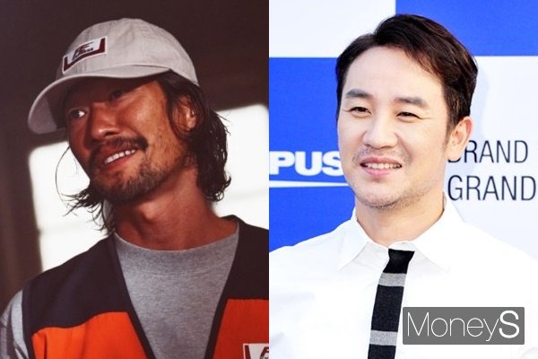 배우 류승범과 엄태웅이 오랜만에 드라마로 시청자를 만난다. 사진은 '무빙' 스틸컷 속 배우 류승범과 지난 2015년 서울 강남구 삼성동 '올림푸스 카메라 브랜드 스토어' 오픈행사에 참석한 배우 엄태웅. /사진=디즈니+ 제공, 임한별 기자