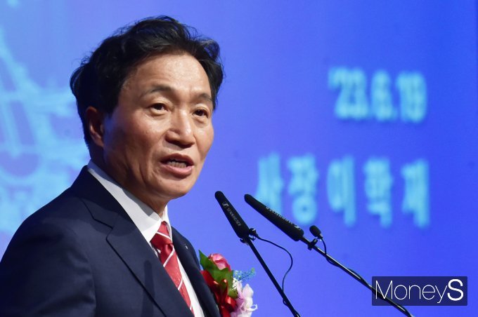 인천국제공항공사 제10대 사장에 이학재 사장이 취임했다. /사진=임한별 기자