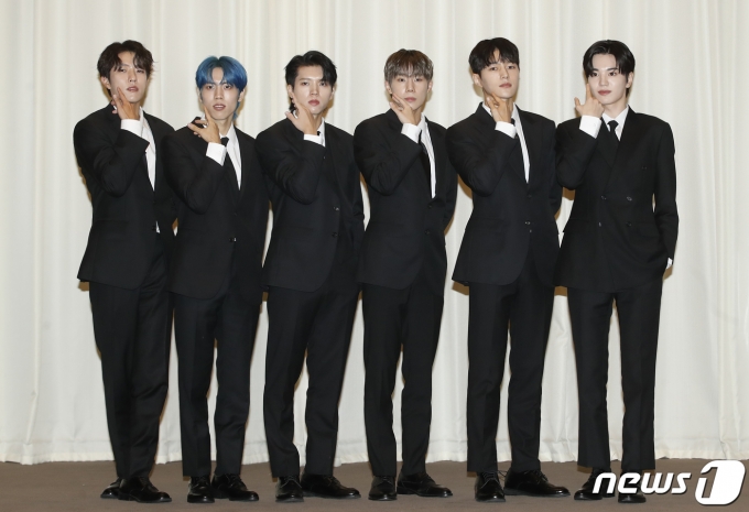 그룹 인피니트 성열(왼쪽부터)과 동우, 우현, 성규, 엘, 성종ⓒ 뉴스1