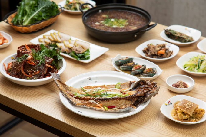 진도아리랑회센터 대표 메뉴 아리랑회정식. /사진=다이어리알
