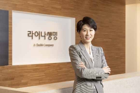 조지은 라이나생명 대표는 보험권에서 전략가로 통한다./사진=라이나생명