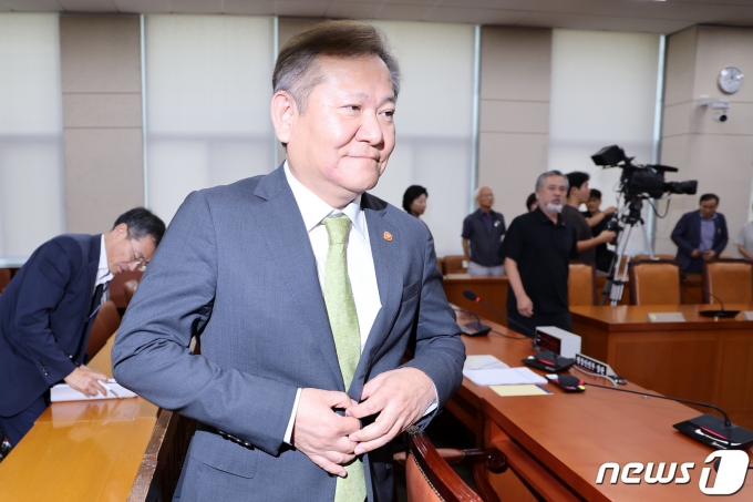 이상민 행정안전부 장관. ⓒ News1