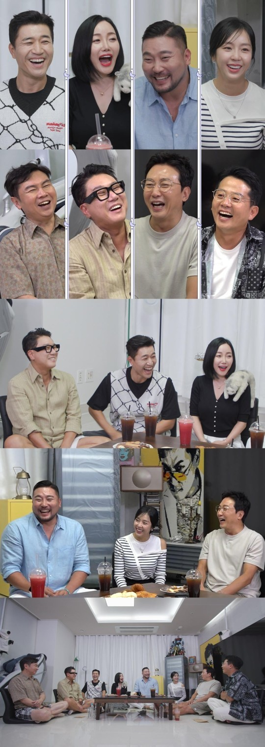 김종민이 현재 열애중임을 의심받으며 출연자들의 관심을 한 몸에 받았다. /사진=SBS 제공