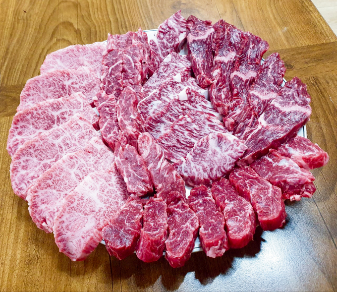 대치정육식당의 특수부위. /사진=다이어리알