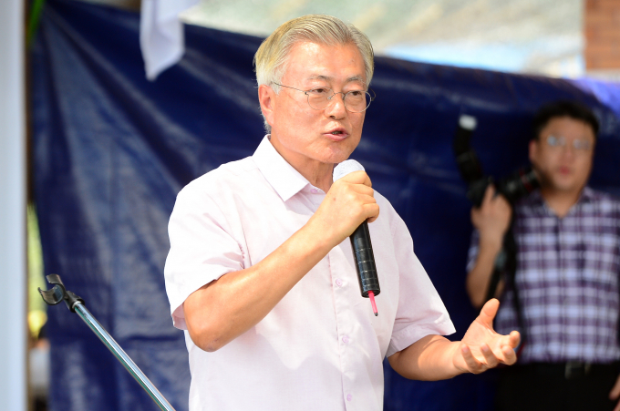 문재인 전 대통령이 9·19 평양공동선언 5주년 기념행사에 참석해 인사말을 남길 예정이다. 사진은 문 전 대통령이 지난달 열린 한 행사에서 연설하는 모습. /사진=뉴스1