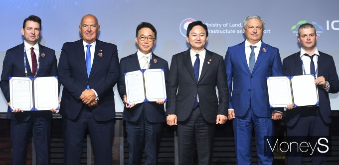 한국-우크라이나-폴란드 3국 간 우크라이나 재건 협력을 위한 업무협약 /사진=장동규 기자
