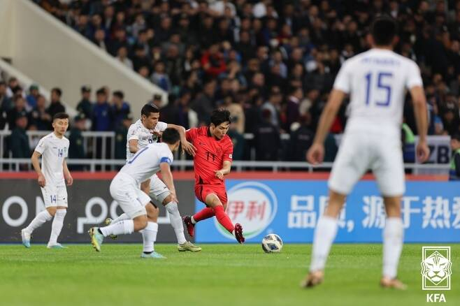 한국 U-20 대표팀 강성진. / 사진=대한축구협회