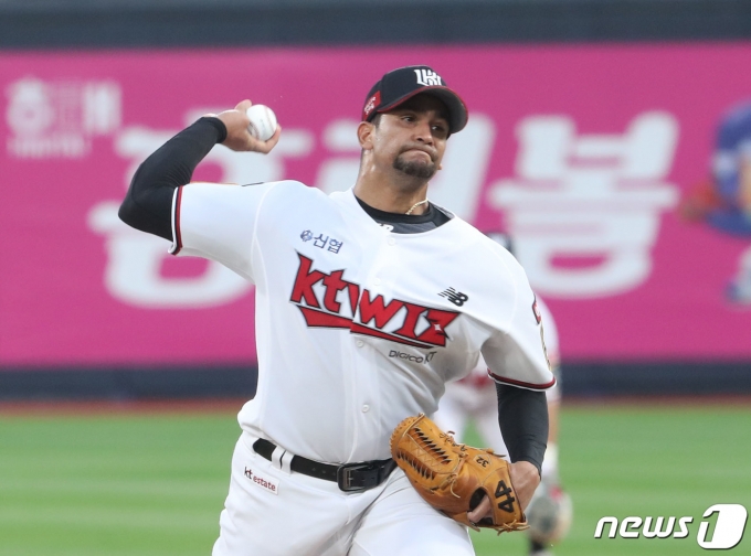 KT 위즈 윌리엄 쿠에바스. /뉴스1 DB ⓒ News1 김영운 기자