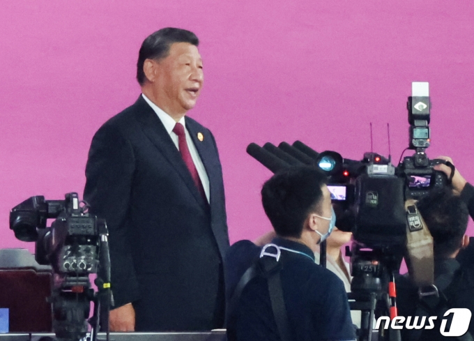 [사진] 시진핑 주석 '2022 항저우 아시안게임 개막선언'