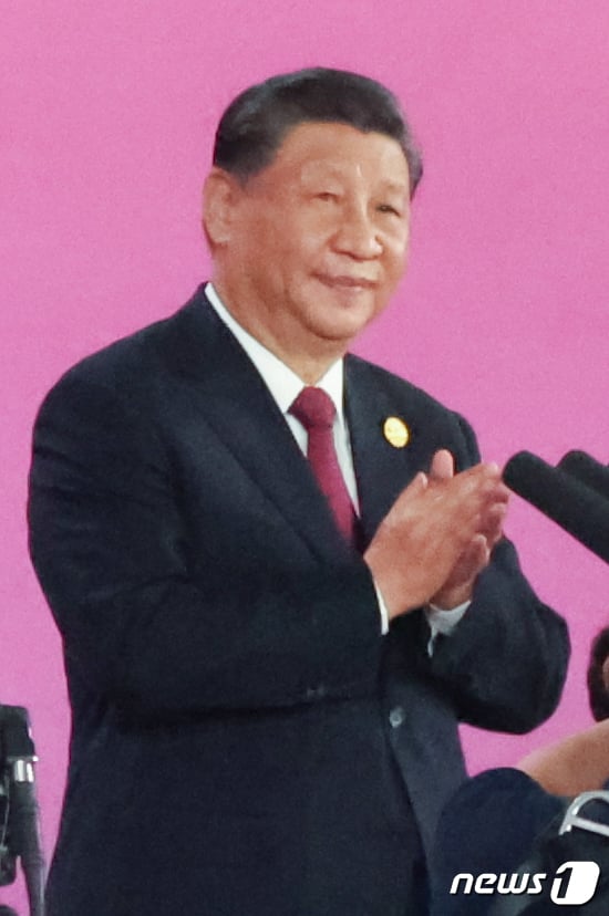 [사진] 2022 아시안게임 개막선언하는 시진핑 주석