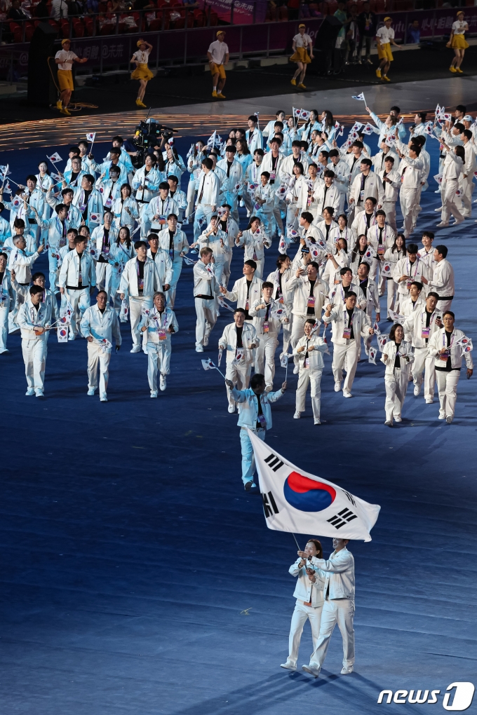 [사진] 대한민국 선수단, 항저우 아시안게임 기대하세요