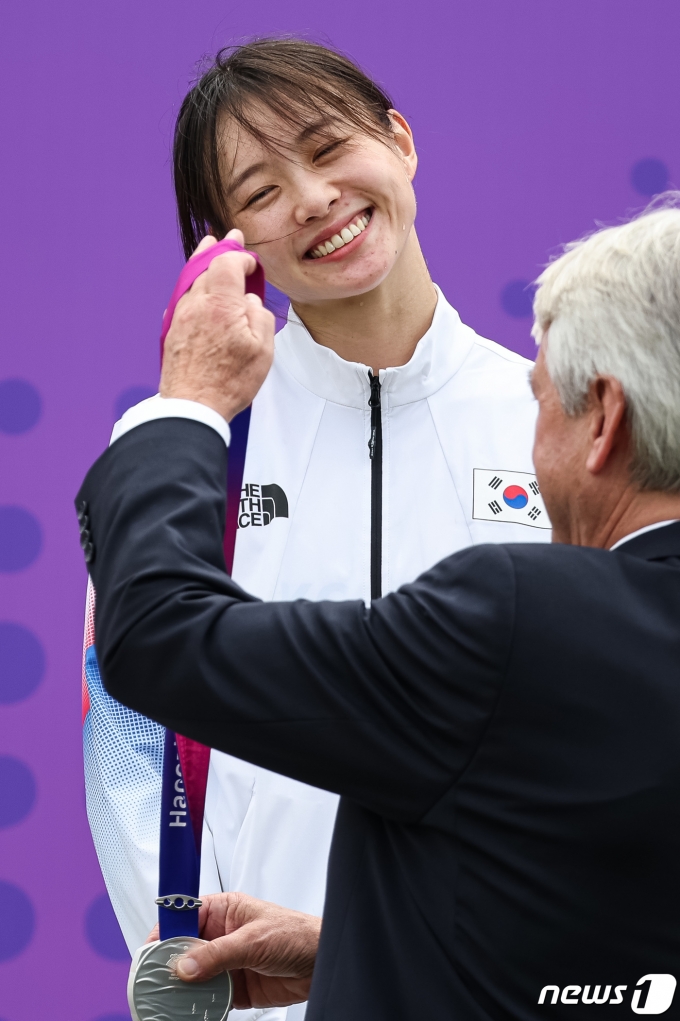 [사진] 김선우 '저게 금메달이어야 하는데'