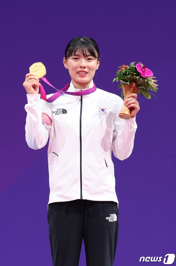 [사진] 차예은, 대한민국 두 번째 금에달 주인공