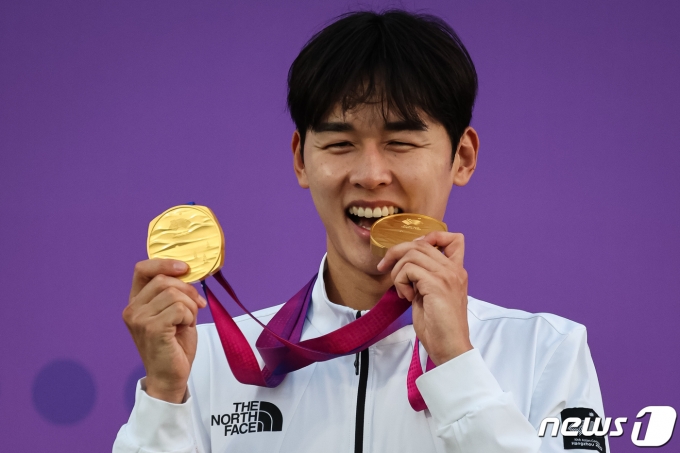 [사진] 항저우 아시안게임 대한민국 첫 2관왕, 근대5종 전웅태
