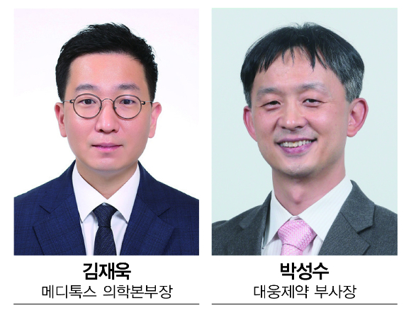 메디톡스와 대웅제약도 각각 김재욱 의학본부장(왼쪽)과 박성수 부사장을 앞세워 보툴리눔 톡신 시장 다지기에 나선다. /사진제공=각 사