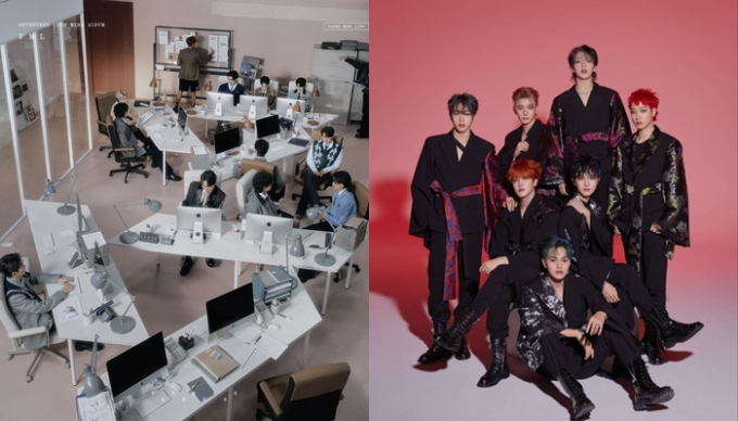K팝이 전세계적으로 주목받고 있는 가운데 문화를 선도하는 K팝업계가 때아닌 문화논란에 휩싸이며 몸살을 앓고 있다. 사진은 그룹 세븐틴과 킹덤. /사진=플레디스, GF엔터테인먼트 제공