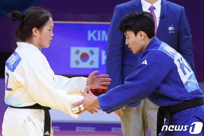[사진] 동메달 차지한 유도 김지정