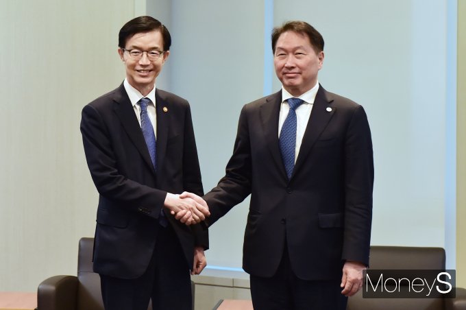 [머니S포토] 대한상의 찾은 방문규 