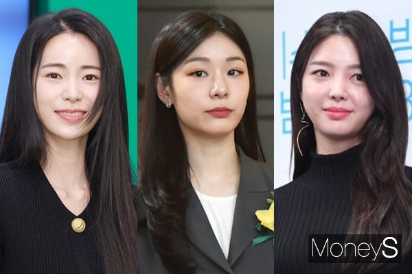 곰신 대열에 합류한 스타들을 알아봤다. 사진은 배우 임지연, 피겨여왕 김연아, 배우 엄현경(왼쪽부터). /사진=임한별 기자, 장동규 기자
