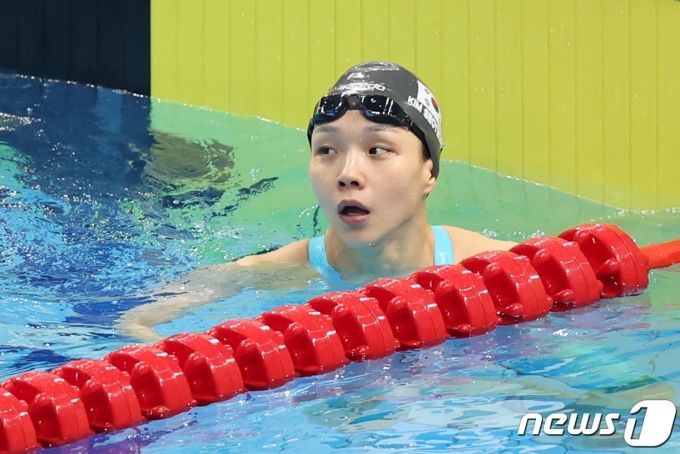 [사진] 아쉬워 하는 김서영