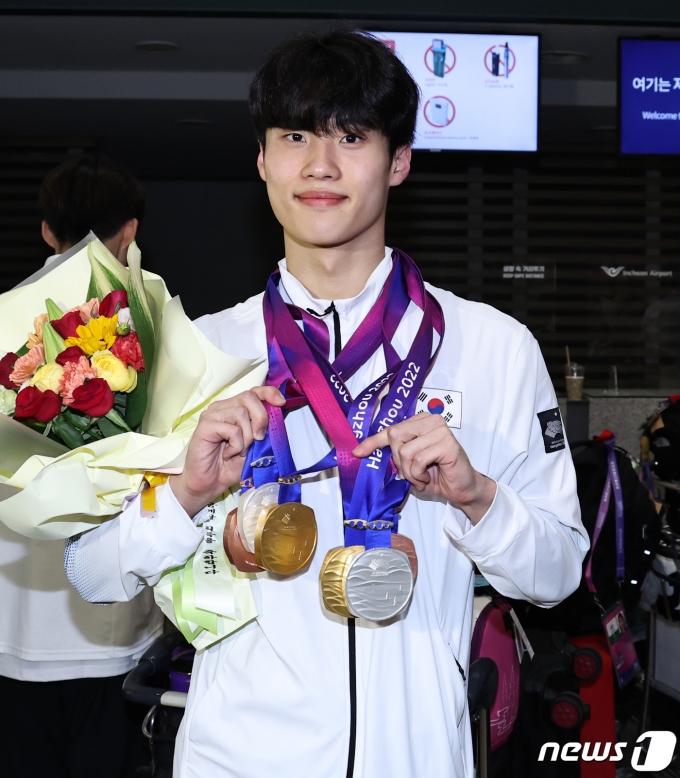 [사진] 아시아 최강 입증한 황선우