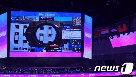 한국 국가대표팀이 과녁 장소에서 빠르게 점수를 채운 후 출발하는 장면 2023.9.30/ⓒ박소은 기자