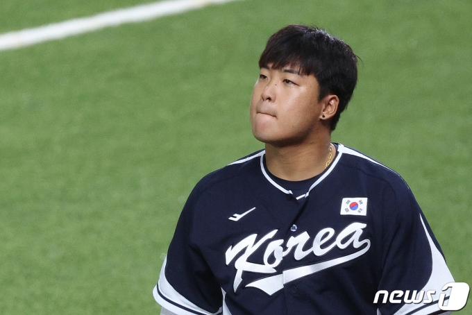 [사진] 강백호 '타선 침묵'