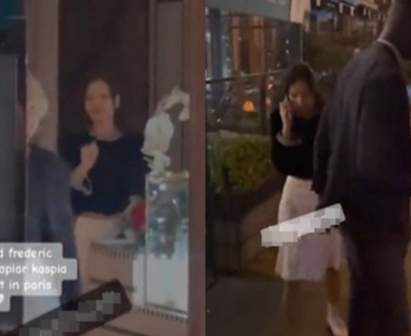 블랙핑크 멤버 리사가 루이비통 2세와 열애설에 다시 휩싸였다. /사진=온라인 커뮤니티 캡처