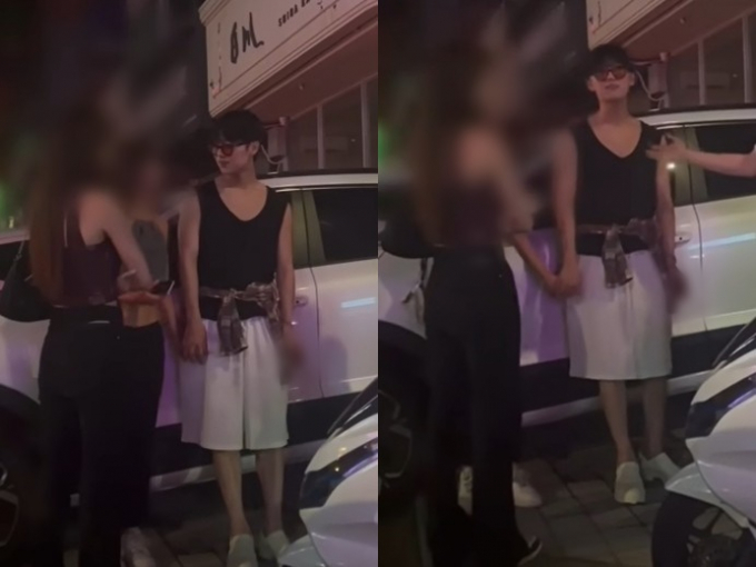 최현욱이 길거리서 담배를 피우고 꽁초를 무단으로 버리는 영상이 논란이 되고 있다. /사진=온라인커뮤니티