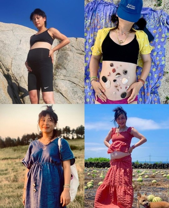 그룹 밀크 출신 배우 박희본이 결혼 7년 만에 엄마가 됐다./사진=박희본 인스타그램
