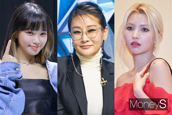 배우 이선균, 그룹 빅뱅 출신 지드래곤이 마약 투약 혐의로 입건되며 연일 충격인 연예계가 확인되지 않은 지라시로 더욱 고통받고 있다.사진은 걸그룹 르세라핌 멤버 김채원과 가수 박선주. /사진=장동규 기자, TV조선 제공