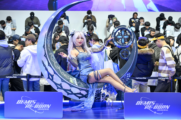 넷마블 지스타 현장 사진. /사진=넷마블