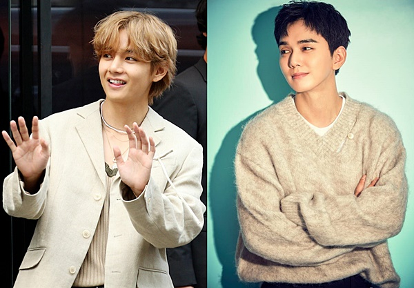 배우 유승호와 방탄소년단 뷔가 20일 진행되는 SBS 예능프로그램 런닝맨 녹화에 참여했다. 사진은 지난 6월11일 서울시 강남구 SJ쿤스트할레에 인도네시아 금융회사가 주최한 팬미팅 일정에 참석한 뷔(왼쪽)와 지난달 23일 서울 영등포구 여의도 포스트타워에서 진행된 웨이브 오리지널 시리즈 '거래' 관련 인터뷰에 참석한 배우 유승호(오른쪽). /사진=머니투데이, 스타뉴스