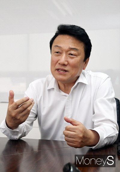 현도정 더비휠 대표가 프로경륜 세계화의 필요성을 강조하고 있다. /사진=장동규 기자