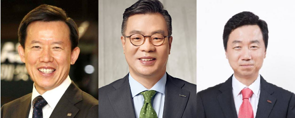 최현만 미래에셋증권 경영 고문, 정일문 한국투자증권 부회장, 최희문 메리츠증권 부회장 /사진제공= 각사