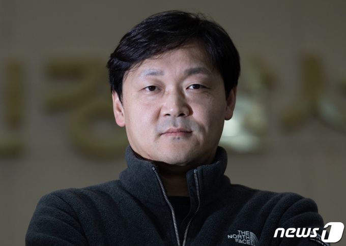 광진경찰서 형사2과 강창호 경위가 22일 오후 서울 광진경찰서에서 뉴스1과 인터뷰에 앞서 포즈를 취하고 있다. 2023.11.22/뉴스1 ⓒ News1 이재명 기자